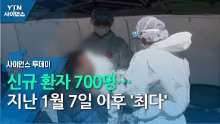 신규 환자 700명…지난 1월 7일 이후 '최다' / YTN 사이언스