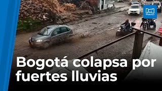 Inundaciones en Bogotá y La Calera por fuertes lluvias