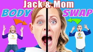 Body Swap! Jack and Mom Accidentally Swap Bodies! Fun Squad Funny Adventures!