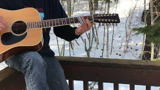 Jimmy Page-Led Zeppelin “Traveling Riverside Blues.12 string guitar lesson. Takamine lawsuit model