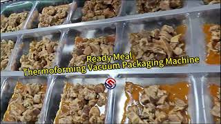 Full Auto Thermoforming Machine for Cooked Meat & Ready Food