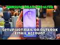 Setup Hotmail or Outlook Email Account Samsung Galaxy S26 Ultra