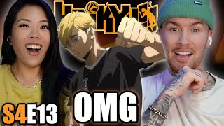 WHY IS THIS DUDE SO COOL?! | Haikyuu!! Reaction S4 Ep 13