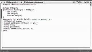 Objective C Programming Tutorial - 35 - Enhancing the Rectangle class