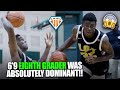 6'9 8TH GRADER OUT THERE DOING WHAT?! | JD Palm Was HAVING HIS WAY vs Woodz Elite at Made Hoops