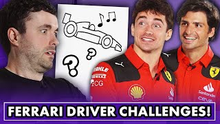 Head to Head Challenges with Charles Leclerc & Carlos Sainz