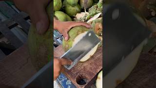 Really Fast Coconut Cutting