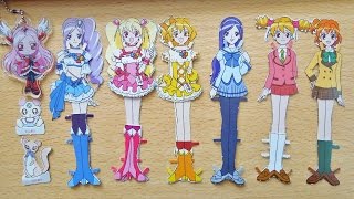 プリキュア きせかえごっこ フレッシュプリキュア 着せ替え人形 遊び precure,Pretty Cure