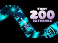 [4K] The FIRST 200 EXTREME DEMONS in Geometry Dash [200K Special]