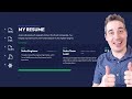 From Figma to Code / Creating a resume page