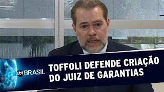 Em reunião no CNJ, Dias Toffoli defende criação do juiz de garantias | SBT Brasil (03/01/20)