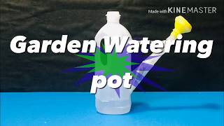 Plastic bottle hack || how to make watering pot at home || 庭のじょうろ/ペットボトルハック