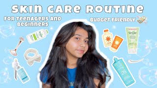 SKIN CARE ROUTINE 🎀✨ || for beginners and teenagers || in budget ‼️ || sneha