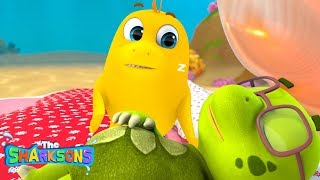 Ten In A Bed SHARKSONS | Nursery Rhymes & Kids Songs! | ABCs and 123s | Shark Songs