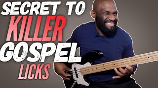 Secret Scale that Gospel Players use!!! | Gospel Bass Lick | Daric Bennett's Bass Lessons