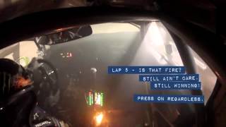 HOONIGAN Race Car on Fire! Ken Block AINTCARE, Presses on During Rally X Race