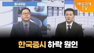 [증시대담] 국내증시 왜 이렇게 빠져요? [오전 6시 25분]