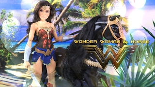 Unbox Daily: Mattel DC Wonder Woman & Horse Combo Pack - Doll Review - 4K