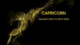 CAPRICORN | NOTHING WRONG, JUST DIFFERENT | WEEKLY TAROT | JAN 20TH TO 26TH 2025