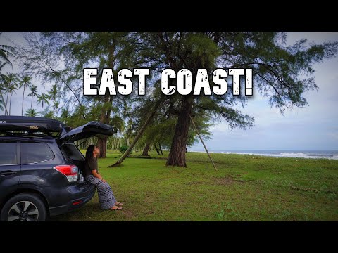 Ep 4 : Escaping a Storm in the East Coast! TERENGGANU Camping Road Trip Malaysia
