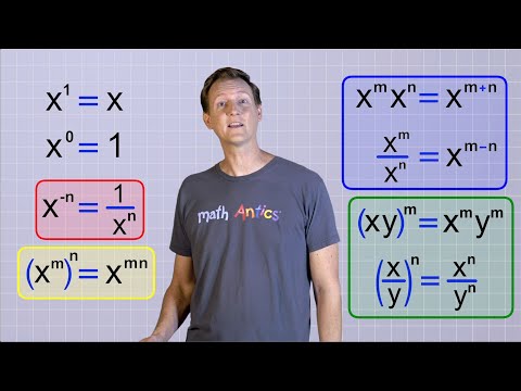 What are the properties of exponents?