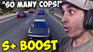 Summit1g Gets Whole PD On Him For S+ Boost \u0026 Has The CRAZIEST CHASE!