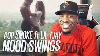 POP SMOKE - MOOD SWINGS ft. Lil Tjay (REACTION!!!)
