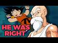 Why didn't Roshi want Goku to win the tournaments? (and he was right)