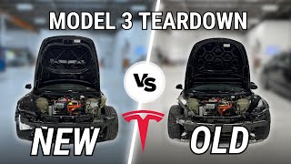 NEW 2024 Tesla Model 3 Highland Teardown vs Old Model - What's Different?