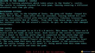 Amulet of Yendor gameplay (PC Game, 1985)