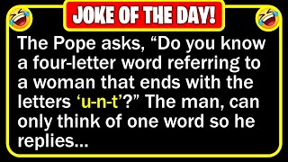 🤣 BEST JOKE OF THE DAY! - Imagine his surprise when the Pope sat down in the sea