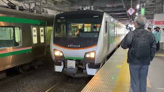 2022/11/06 仙台駅9時20分発車 9521D 東北本線臨時快速中尊寺紅葉銀河号＠平泉行 HB-E300系AH2編成リゾートあすなろ(2両編成)