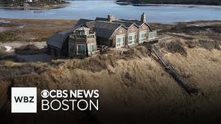 Luxury home overlooking Cape Cod Bay is in danger of collapsing