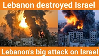 Lebanon's big attack on Israel | Lebanon destroyed Israel | Hamas Israel News Updates | CNN
