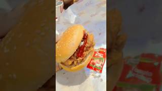 KFC burger 🍔😋 #shorts #short #ytshorts #youtubeshorts #youtube #burger #kfc