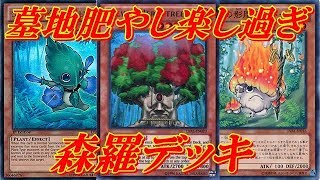 遊戯王デュエルリンクス 墓地肥やしからの効果が楽し過ぎ！！森羅デッキでデュエル＋デッキレシピ公開！！Yu-Gi-Oh! Duel Links