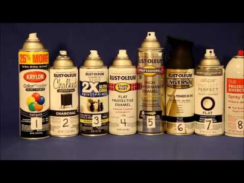 Flat Black Spray Paint Comparisons Flat Black Spray Paint Comparisons