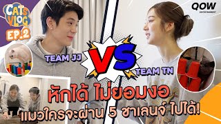 หักได้ ไม่ยอมงอ! ศึกชาเลนจ์แมวครั้งนี้ จะมีเพียงผู้ชนะแค่ทีมเดียว 🐱  | CATS VLOG EP.2 [ENG SUB]