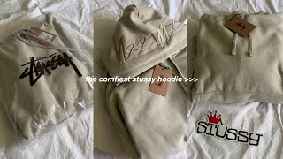 the comfiest stussy hoodie 🤎