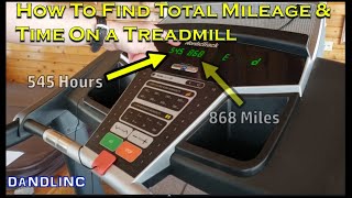 How To Check A Treadmill's Mileage and Hours (NordicTrack)