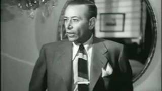 George Raft  (Street Race) 1948 Film Noir.