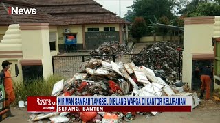 Protes Kiriman Sampah dari Tangsel, Warga Serang Buang di Kantor Kelurahan #iNewsMalam 27/10