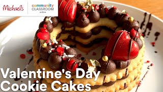 Online Class: Valentine's Day Cookie Cakes | Michaels