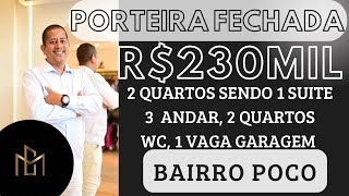 ( 🚨 VENDIDO) R$230mil VENDO EXCELENTE APARTAMENTO PORTEIRA FECHADA NO BAIRRO DO POÇO EM CABEDELO PB