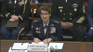 Gen. Van Ovost delivers command posture statement to House Armed Services Committee Subcommittees