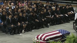 Officer Sonny Kim's funeral service