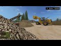 roadworks in farming simulator 17 laying the asphalt