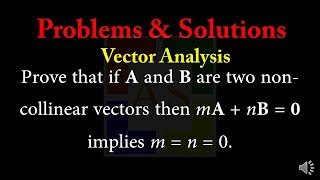 Problems & Solutions: Vector Analysis#1