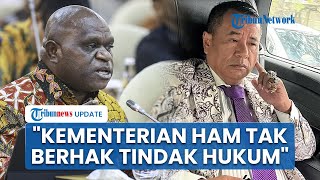 Hotman Paris Sentil Menteri HAM Natalius soal Anggaran Rp 20 T: Bapak Tidak Berwenang Menindak Hukum