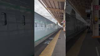 【ALFA-X】小山駅到着 大宮試運転（上り）　※シャッター音あり #鉄道 #新幹線 #train